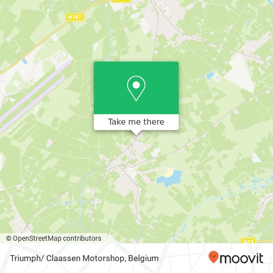 Triumph/ Claassen Motorshop map