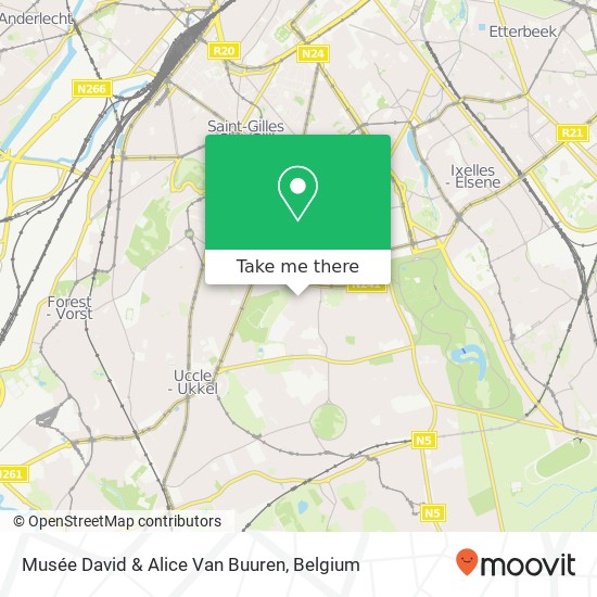 Musée David & Alice Van Buuren plan