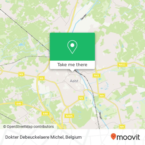 Dokter Debeuckelaere Michel map