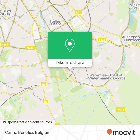 C.m.s. Benelux map