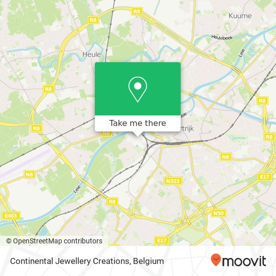 Continental Jewellery Creations map