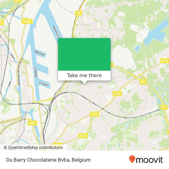 Du Barry Chocolaterie Bvba map
