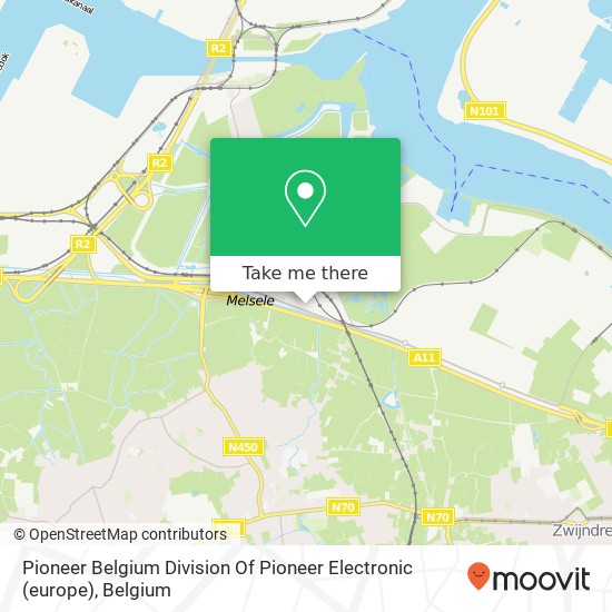 Pioneer Belgium Division Of Pioneer Electronic (europe) map