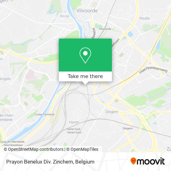 Prayon Benelux Div. Zinchem map