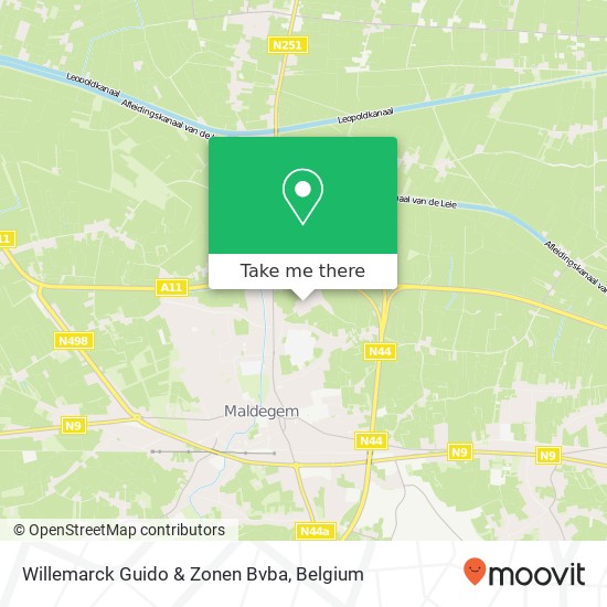 Willemarck Guido & Zonen Bvba map