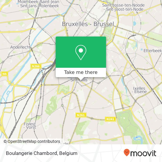 Boulangerie Chambord map