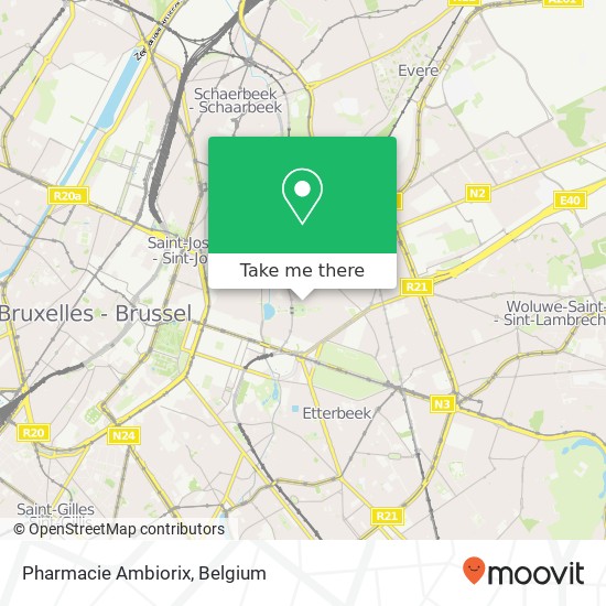 Pharmacie Ambiorix map