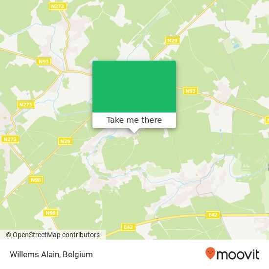 Willems Alain map