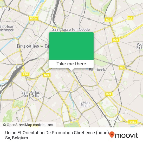 Union Et Orientation De Promotion Chretienne (uopc) Sa map