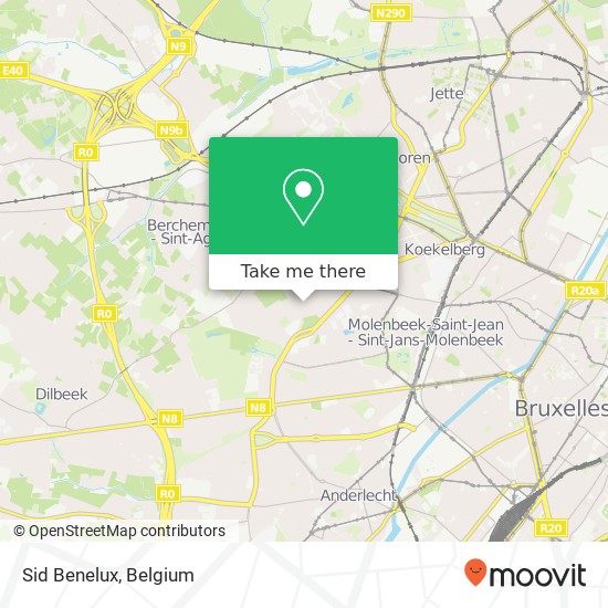 Sid Benelux map