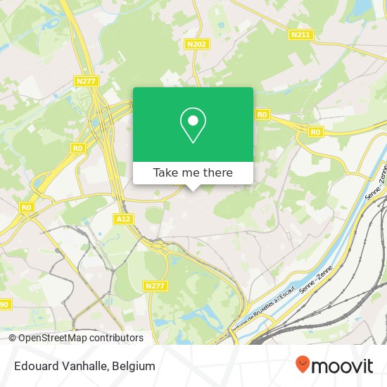 Edouard Vanhalle map