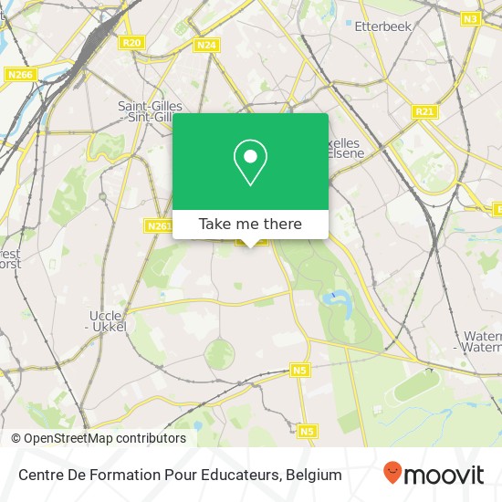 Centre De Formation Pour Educateurs map