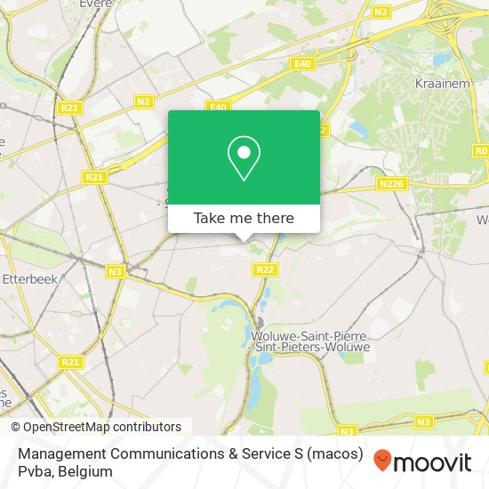 Management Communications & Service S (macos) Pvba map