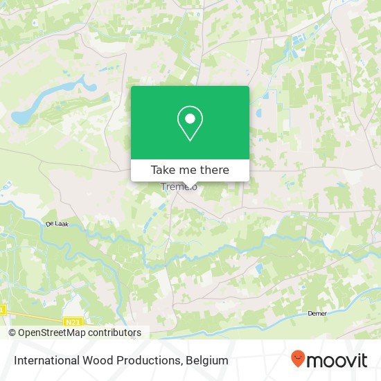 International Wood Productions map