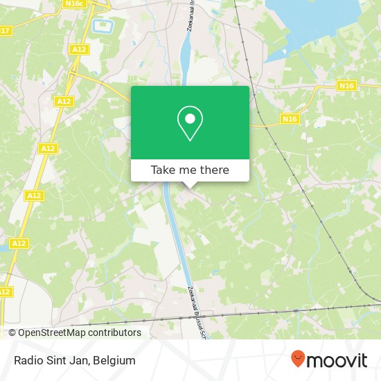 Radio Sint Jan map