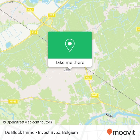 De Block Immo - Invest Bvba map
