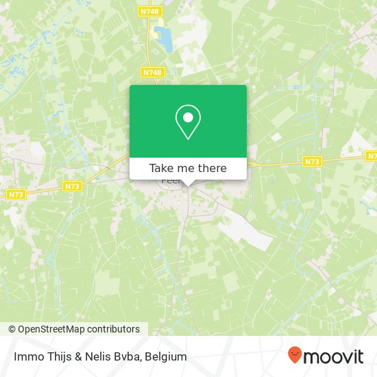 Immo Thijs & Nelis Bvba map