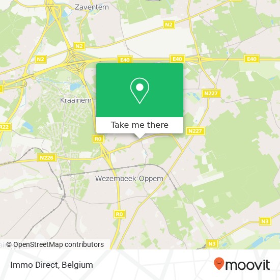 Immo Direct map