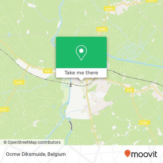 Ocmw Diksmuide map