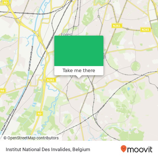 Institut National Des Invalides map
