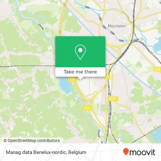 Manag.data Benelux-nordic map