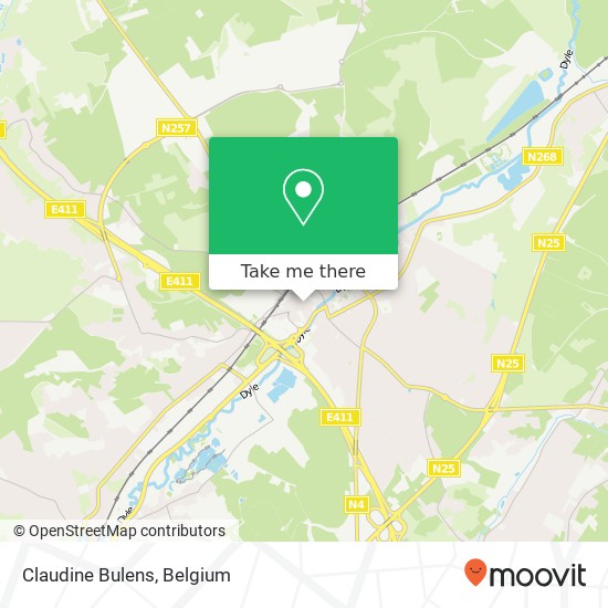 Claudine Bulens map