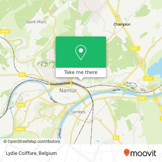 Lydie Coiffure map