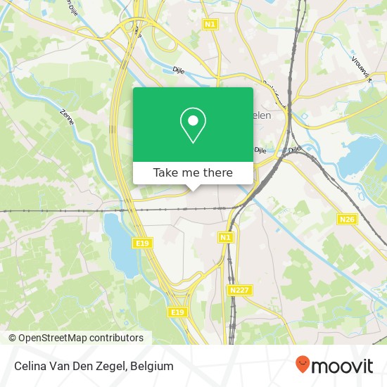 Celina Van Den Zegel map