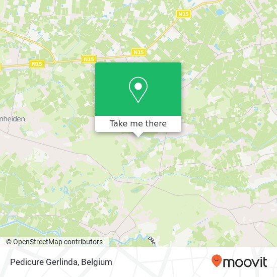 Pedicure Gerlinda map