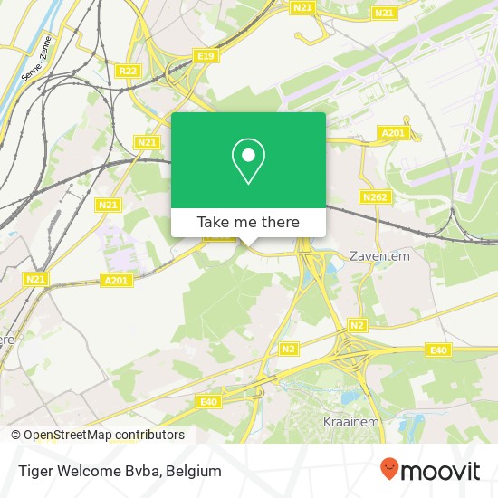 Tiger Welcome Bvba map