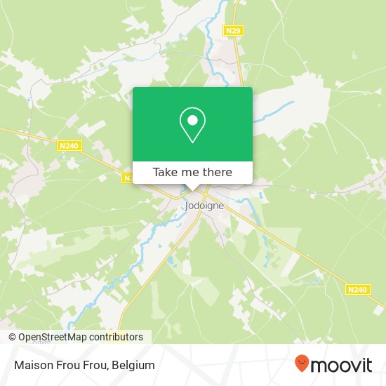 Maison Frou Frou map