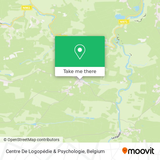 Centre De Logopédie & Psychologie plan