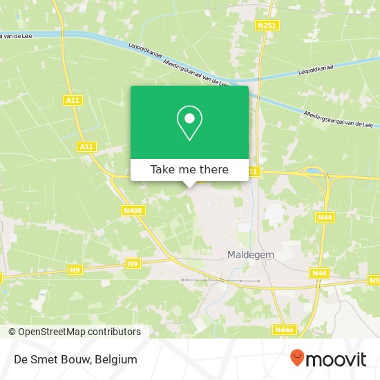 De Smet Bouw map