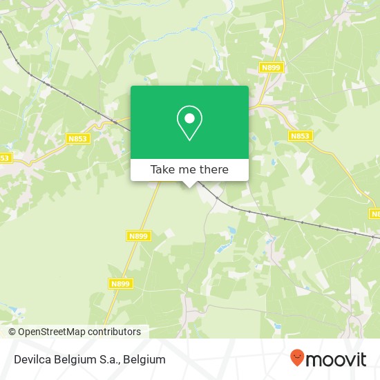 Devilca Belgium S.a. map