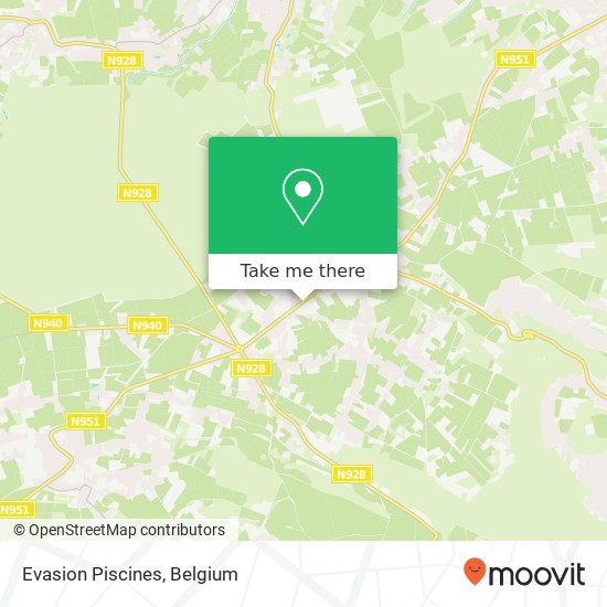 Evasion Piscines map