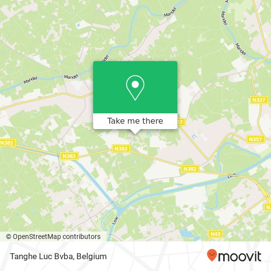 Tanghe Luc Bvba map