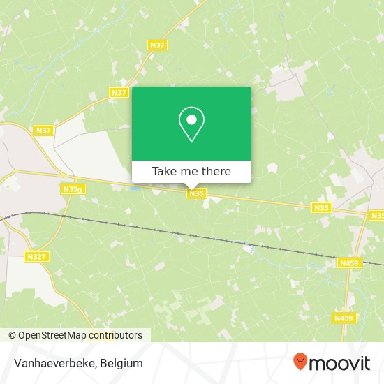 Vanhaeverbeke map