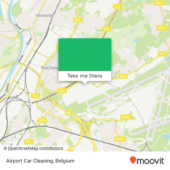 Airport Car Cleaning map