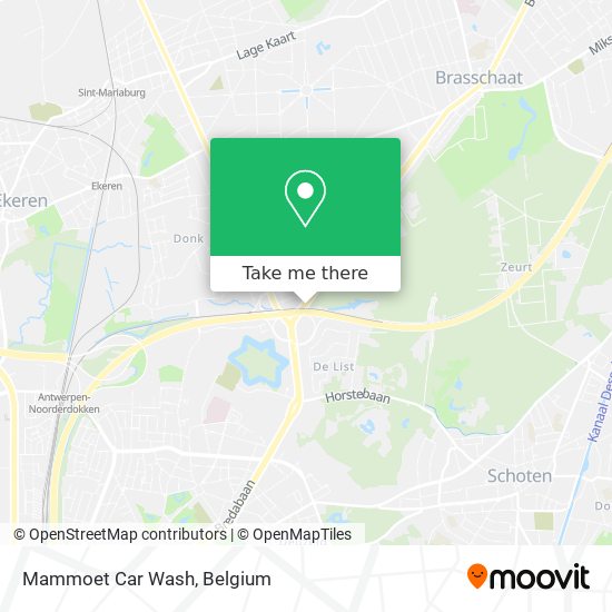 Mammoet Car Wash map