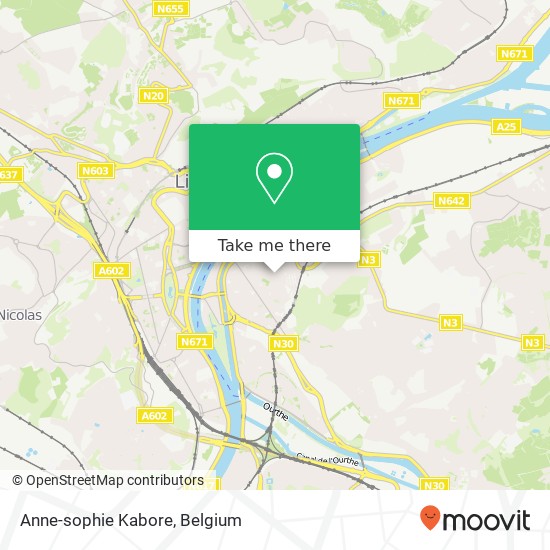 Anne-sophie Kabore map