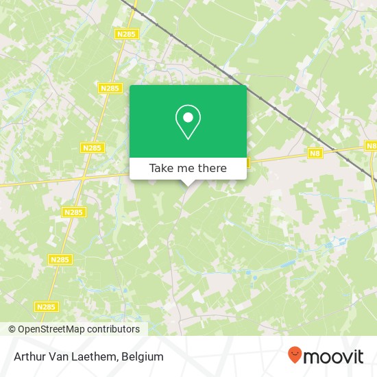 Arthur Van Laethem map