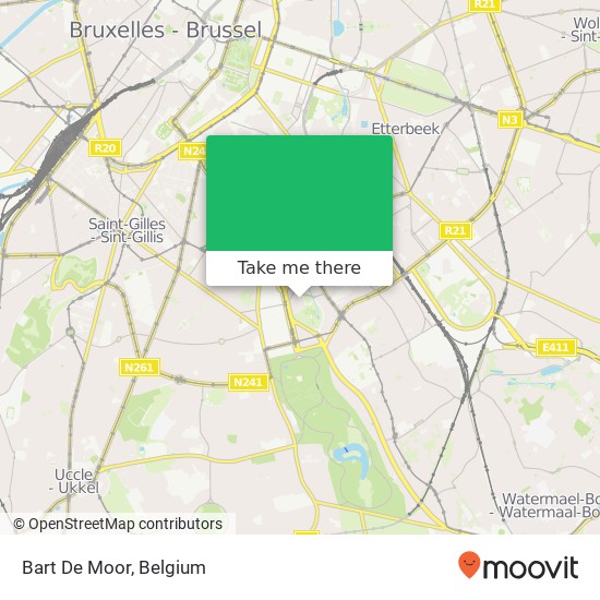 Bart De Moor map