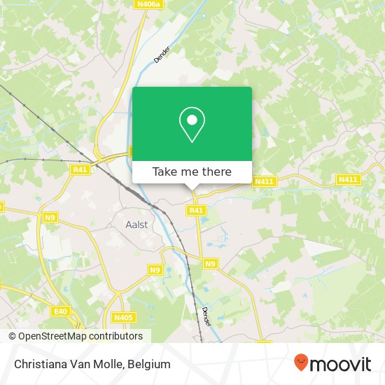 Christiana Van Molle map