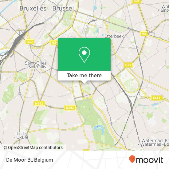 De Moor B. map