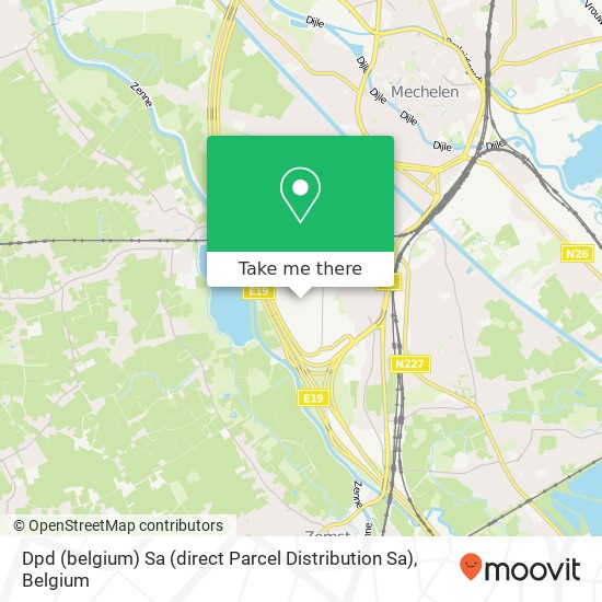 Dpd (belgium) Sa (direct Parcel Distribution Sa) plan