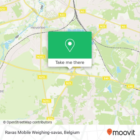 Ravas Mobile Weighing-savas map