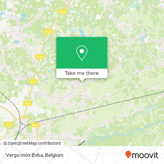 Vergo-inox Bvba map