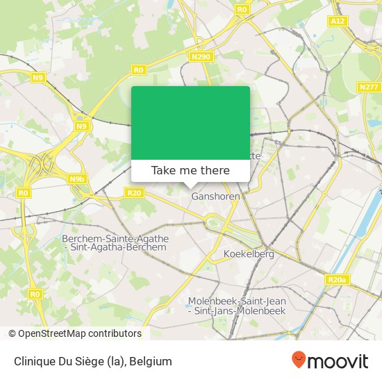 Clinique Du Siège (la) plan