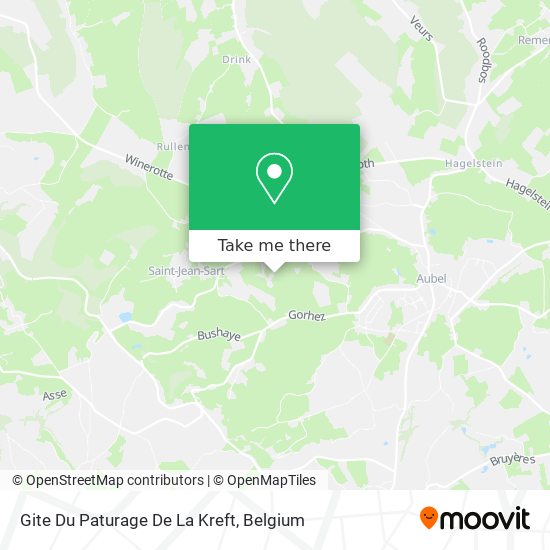 Gite Du Paturage De La Kreft map