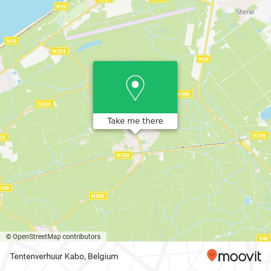 Tentenverhuur Kabo map